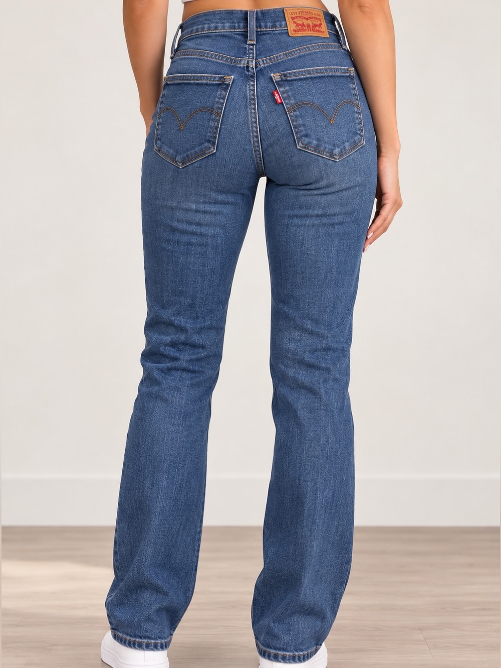 Levi’s 314 Shaping Straight Jeans Size 25 Medium Wash